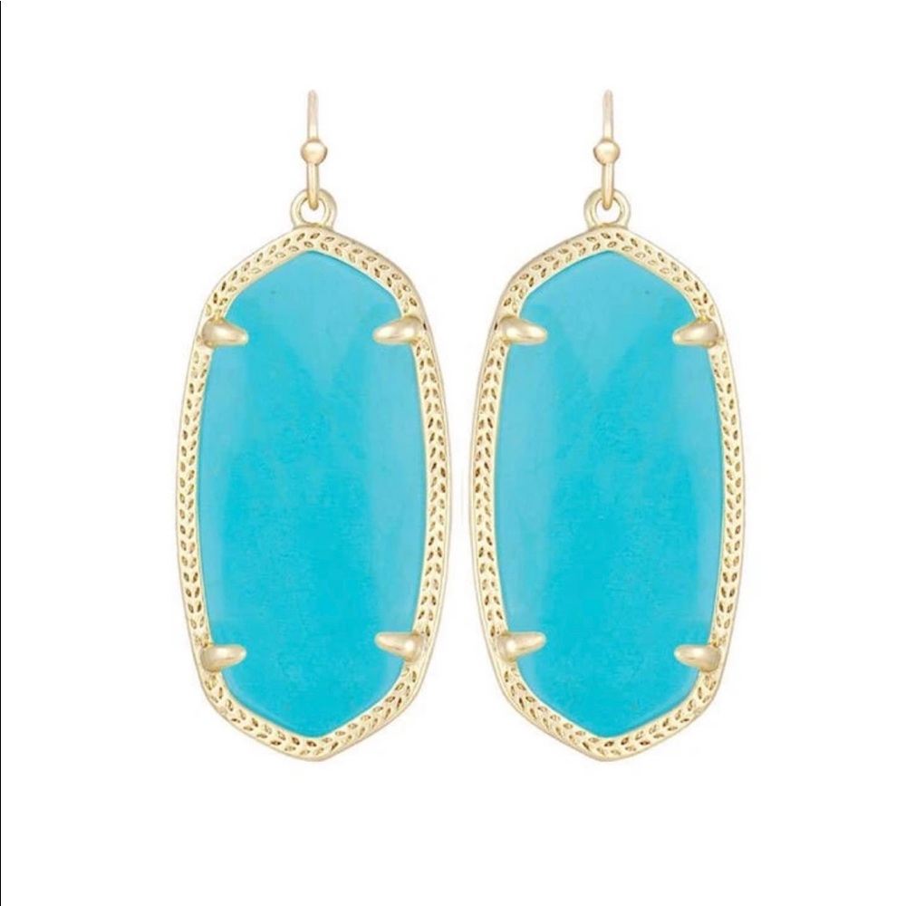 Kendra Scott Elle Drop Earrings Turquoise